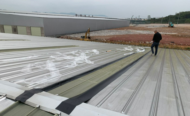 贵池厂房屋面防水维修案例